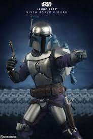 Sideshow 12 1 6 2149 Jango Fett Star Wars Bounty Hunter Figure Star Wars Jango Fett Star Wars Episode Ii Sideshow Star Wars
