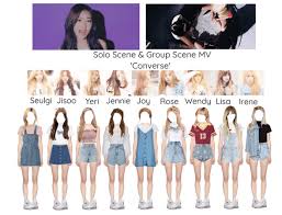 Blackvelvet Solo Group Scene Converse Kpop Fashion Outfits Stage Outfits Fashion Idol