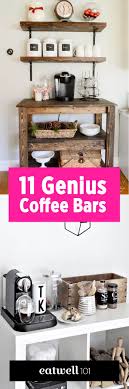 Strategically place faux perennial flowers, succulents, and additional leafy varieties. 11 Genius Ways To Diy A Coffee Bar At Home Eatwell101