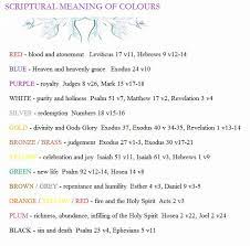 Scriptural Meaning Of Colours Liturgical Dance Dance Meaning Color Meanings