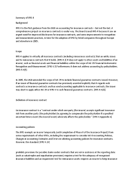 Liabilities are found on a company's balance sheet, a common financial statement. Summary Of Ifrs 4