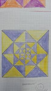 Tanti Quadrati E Triangoli Arte E Geometria Maestra Anita Modelli Trapunta Disegni Geometrici Arte Elementare