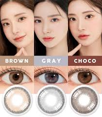 Gabby brown gray choco contacts 4 Lenses