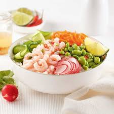 Poke Bowl Aux Crevettes Nordiques Les Plaisirs Minceur De Caty Poke Bowl Health Bowls Food