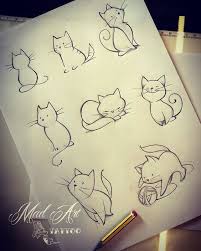 Katzen Cattattoo Catsketch Lovecat Drawing Draw Artsy Aktuelle Ideen Cat Tattoo Drawings Art Drawings