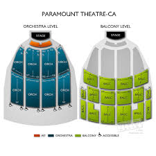 Paramount Theatre Oakland Seating Chart Related Keywords