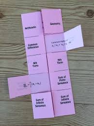 Love This Arithmetic And Geometric Sequence Sum Nth Term Cheat Sheet Foldable This Is A Comprehensive Guide Geometric Sequences Arithmetic Math Notebooks
