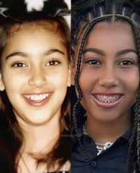 North West is definitely growing up to look more like her mom, Kim  Kardashian! 🥰