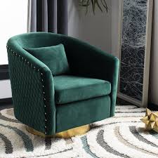 Clara Swivel Barrel Chair Swivel Barrel Chair Chair Upholstery Living Room Chairs