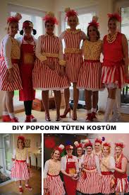 Unbeauftragte Werbung Diy Popcorn Tuten Kostum Kostum Damen Ideen Kostumvorschlage Karneval Kostum Damen