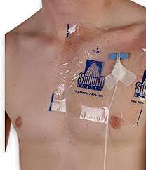 Be the first to review shower shield central venous catheter water barrier 7in. Amazon Com Shower Shield 9 X 9 Ss99 Picc Line Cover Moisture Barrier 2 Week Supply Health Personal Care