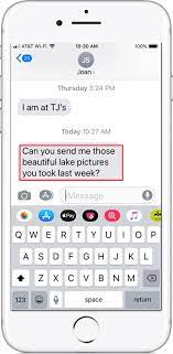 Select the + icon to add an attachment.; How To Send An Existing Photo In A Text Message Senior Tech Club