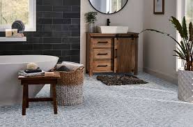 Spc, also known as rigid core vinyl, is the next level in waterproof vinyl flooring. 2021 Bathroom Flooring Trends 20 Ideas For An Updated Style Flooring Inc