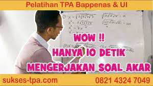 We did not find results for: Wow Hanya 10 Detik Mengerjakan Soal Akar Simak S2 Ui Sukses Tpa Com Wa 0821 4324 7049 Youtube