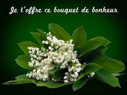 Carte virtuelle 1er mai, fête du muguet gratuite. Epingle Sur Brin De Muguet