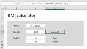 With guidance on ideal weight and overweight conditions. Bmi Calculator In Excel Easy Excel Tutorial