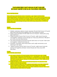 Coaching for optimal performance 2. Tata Tertib Kerja