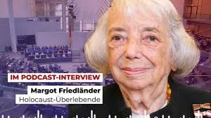 Margot friedländer, author and holocaust survivor, is sending us. Margot Friedlander Erzahlt Ihre Lebensgeschichte Deutschlandstiftung