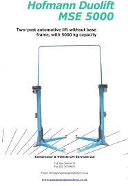 Последние твиты от hofmann megaplan (@hofmannmegaplan). Hofmann Duolift Mse 5000 Garage Equipment Direct Online Shop