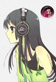 An anime adaptation aired between april and june 2011. Mio Akiyama Anime Black Hair Female Headphones Manga Boy Blue Black Hair Color Png Pngwing