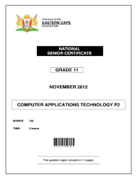 National senior certificate grade 12 computer applications technology p1 november 2019 marks: Grade 11 Cat Theory Exam Papers Term 1 Fill Online Printable Fillable Blank Pdffiller