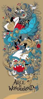 Alice In Wonderland Poster Disney Art Alice In Wonderland Poster Alice And Wonderland Tattoos Alice In Wonderland Aesthetic