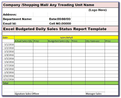 My goal on this is to keep track of equipment hours and have a daily report to reflect total hours and run time. Restaurant Daily Sales Report Format Vincegray2014