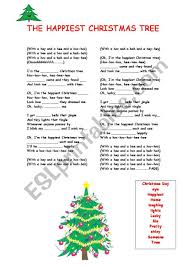 Print it out for students to read along with at home or in the class, or simply use it for your own personal reference. The Happiest Christmas Tree Esl Worksheet By Atd46