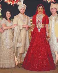 Priyanka Chopra Sabyasachi Lehenga Cost Similar Budget Lehengas In Red Frugal2fab Saree blouse set bollywood priyanka chopra ethnic new costume women wedding wear. priyanka chopra sabyasachi lehenga cost