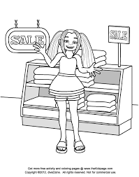 There are tons of great resources for free printable color pages online. Shopping Coloring Pages Coloring Home