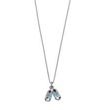 Silver Baby Boy Shoes Pendant Joshua James