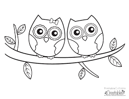 Please note, coloring pages are for personal use only. Owls Couple Free Printable Coloring Page Printable Cuttable Coloring Home