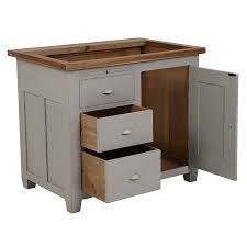 Le meuble de cuisine bas 2 portes 1 tiroir de la collection discount a tout pour vous séduire. Meuble Bas De Cuisine Pour Evier En Pin Gris Perle Brocante Meubles De Cuisine Interior S