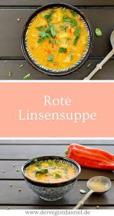 Levante Kuche Rote Linsensuppe Mit Petersilie Der Veg Ist Das Ziel Rote Linsensuppe Linsensuppe Rezepte