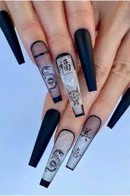 Dragon Nail Stickers Trending Nail Decals For Nail Polish Anime Nails Grunge Nails Dragon Nails