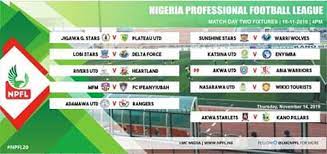 Find npfl 2020/2021 fixtures, tomorrow's matches and all of the current season's npfl 2020/2021 schedule. Nigeria Npfl Week Two Fixtures Previews Zonefoot