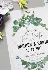Save The Date Karte Hochzeit Trend Greenery Modern Kalligrafie Hochzeitskarten Ideen Einladungen Hochzeit Einladungskarten Hochzeit