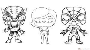 Please wait, the page is loading. Funko Pop Coloring Pages Print Popular Character Figures