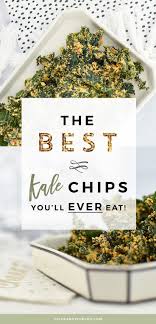 The Best Dehydrated Kale Chips Recipe Ever Olive Ivy Recipe Kale Chip Recipes Dehydrated Kale Chips Kale Chips