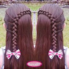 Yellow Bird With Crazy Hair Hairstyle For School Dutchbraid Wearing A Beautiful Bow From Yellow Bird Bowtique Photo Taken By Hairstyles For School Hair Styles Kids Hairstyles