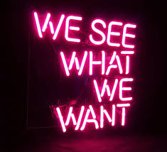 Cool Neon Sign Pink Bedroom Beer Bar 39 We See What We Want 39 Led Lamp Light 9 4 Quot X 9 8 Quot For Pub Bil Neon Light Signs Cool Neon Signs Neon Signs