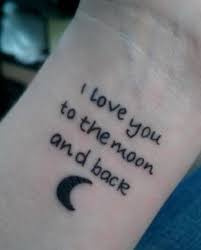 20 I Love You To The Moon And Back Tattoo Ideas Hative Motherdaughtertattoos Tattoos For Daughters Tattoos To The Moon And Back Tattoo