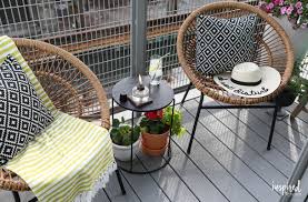 You're able to hang various plants and flowers there. 6 Ideas To Add Big Style To A Small Balcony Or Patio