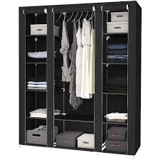 Codes promo, ventes flash, livraison offerte, trouvez le produit de vos rêves à prix réduit ! Superbe Armoire Penderie Tissu 45 X 150 X 176 Cm Noire Hj104244hap