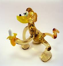 185 banana dog stock video clips in 4k and hd for creative projects. Glass Gold Monkey With Banana Sculpture Figurin Artmosfair