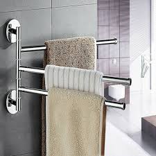 1,761 results for bathroom towel rack holder. 2 3 4 Rack Towel Rotating Bathroom Kitchen Wall Mount Towel Storage Rack Holder Walmart Com Walmart Com