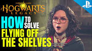 Flying off the shelves SIDE MISSION | Hogwarts Legacy Cressida Blume  mission - YouTube