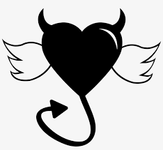 Angel is a younger androgynous male seen to be wearing the public safety suit. Devil Heart With Wings Comments Angel With A Devil Tail Free Transparent Png Download Pngkey