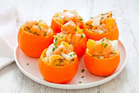 Le code di gamberi all'arancia altro non sono che un'insalata di gamberi, molto gustosa ma semplicissima da fare. Gamberi All Arancia Ricette Con Bimby