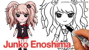 28 collection of cloak drawing easy high quality free cliparts. How To Draw Junko Enoshima Step By Step Chibi Anime Girl Danganronpa Youtube